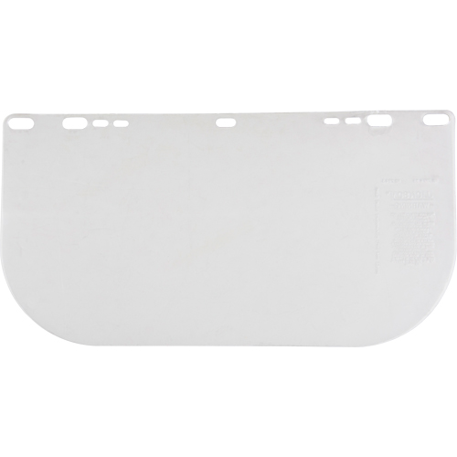 F20 Clear Flat Faceshield, Polycarbonate, Clear Tint R.M.G. Prévention