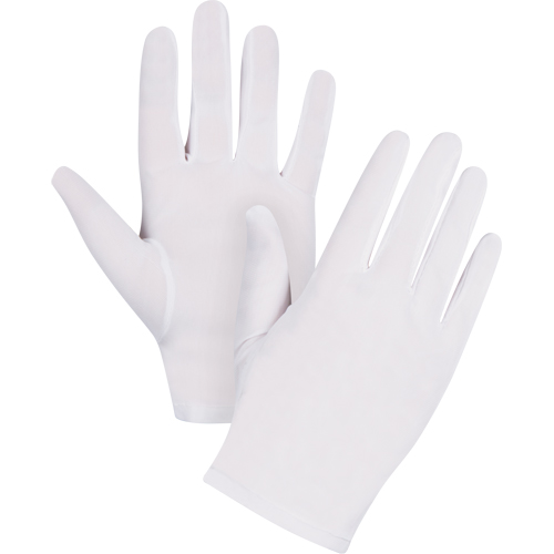 Low-Lint Inspection Gloves, Nylon, Hemmed Cuff, Ladies/X-Small R.M.G. Prévention