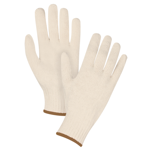 Standard-Duty String Knit Gloves, Poly/Cotton, 7 Gauge, Large R.M.G. Prévention