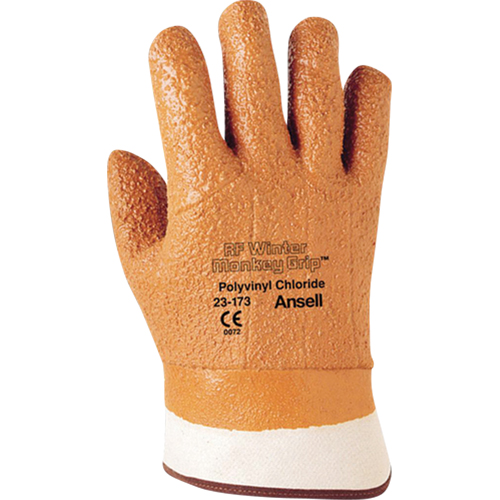 Winter Monkey Grip&reg; 23-173 Glove, 10/X-Large, PVC Coating, Foam Shell R.M.G. Prévention