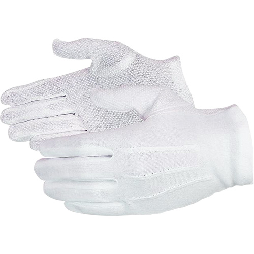 Gants d'inspection &agrave; motif de parade, Coton, 12 R.M.G. Prévention