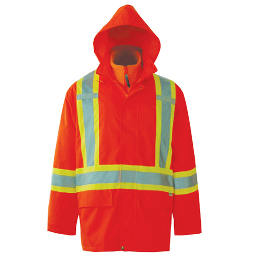 Vestes de s&eacute;curit&eacute; 3 en 1 Journeyman, Polyester, Orange haute visibilit&eacute;, Petit R.M.G. Prévention