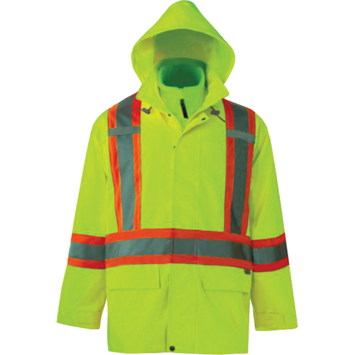 Journeyman 3-in-1 Safety Jackets, Polyester, High Visibility Lime-Yellow, Small R.M.G. Prévention