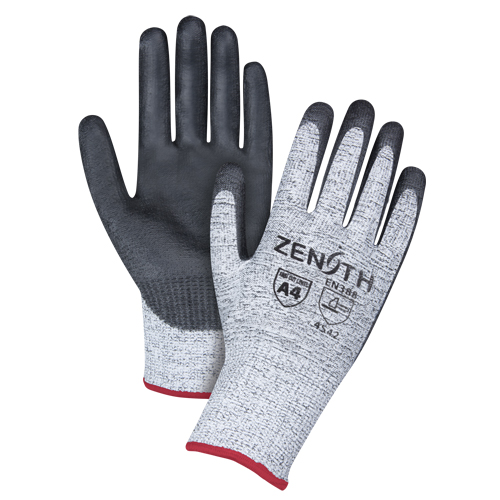 Seamless Stretch Cut-Resistant Gloves, Size Small/7, 13 Gauge, Polyurethane Coated, HPPE Shell, ANSI/ISEA 105 Level 4/EN 388 Level 5 R.M.G. Prévention