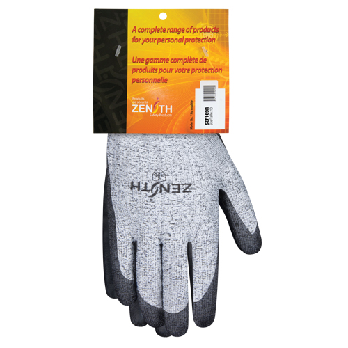 Seamless Stretch Cut-Resistant Gloves, Size 10, 13 Gauge, Polyurethane Coated, HPPE Shell, EN 388 Level 5 R.M.G. Prévention