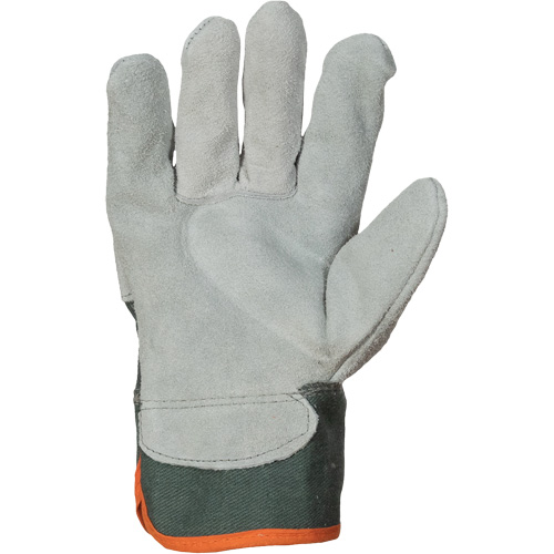 Gants d'ajusteur Endura, Grand, Paume en Cuir refendu, Doublure en Coton R.M.G. Prévention