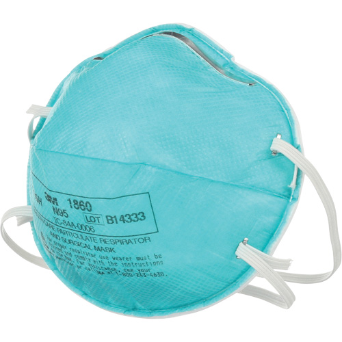 1860 Particulate Healthcare Respirator, N95, NIOSH Certified R.M.G. Prévention
