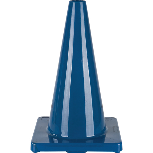 C&ocirc;ne de couleur pour la signalisation, 18", Bleu R.M.G. Prévention