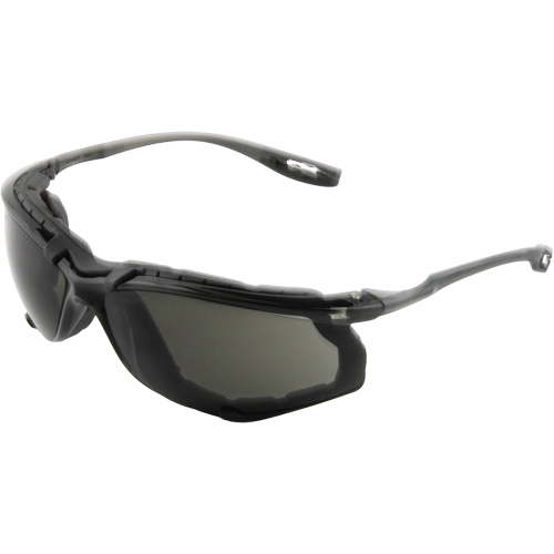 Virtua Safety Glasses with Foam Gasket, Grey/Smoke Lens, Anti-Fog, ANSI Z87+/Meets/Exceeds CSA Z94.3 R.M.G. Prévention