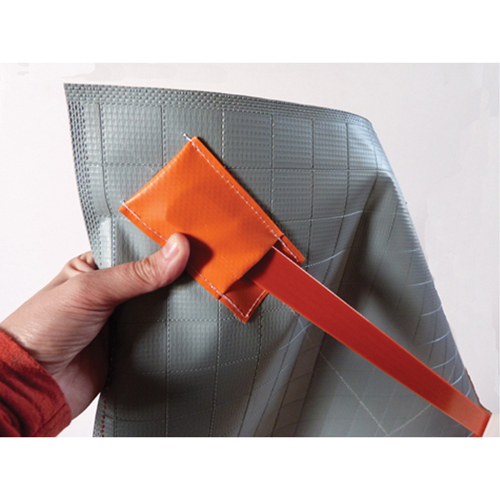 Arrow Roll-Up Temporary Conditions Sign , 24" x 24", Vinyl, Pictogram R.M.G. Prévention