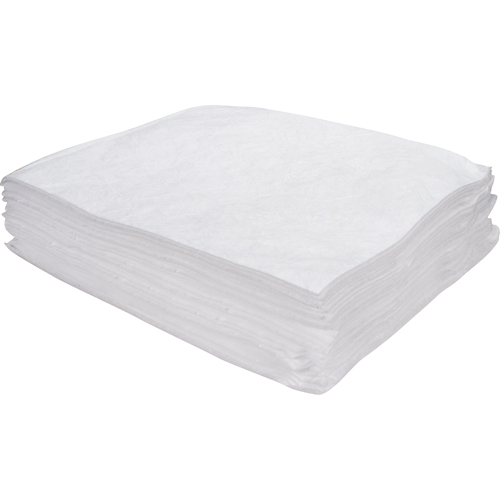 Premium Meltblown Sorbent Pads, Oil Only, 15" x 17", 8 gal. Absorbancy R.M.G. Prévention