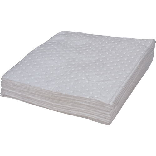 Premium Bonded Sorbent Pads, Oil Only, 15" x 17", 8 gal. Absorbancy R.M.G. Prévention