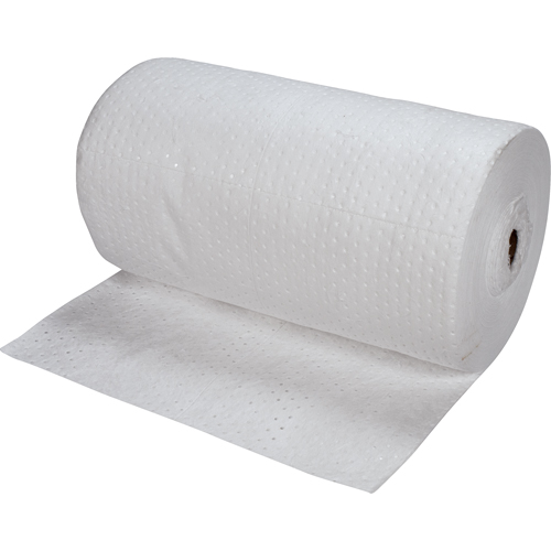 Premium Bonded Sorbent Rolls, Heavyweight, 150' L x 30" W, 50 gal. Absorbancy R.M.G. Prévention