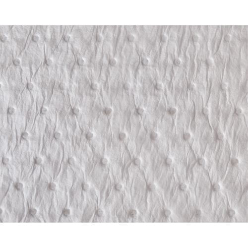 Feuilles absorbantes en fibres fines de premi&egrave;re qualit&eacute;, Huile seulement, 15" x 17", 25 gal. d'absorption R.M.G. Prévention