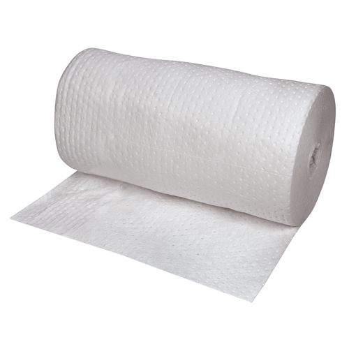 Rouleaux absorbants lamin&eacute;s (SMS) de premi&egrave;re qualit&eacute;, Poids moyen, 150' lo x 30" la, Absorption 40 gal. R.M.G. Prévention