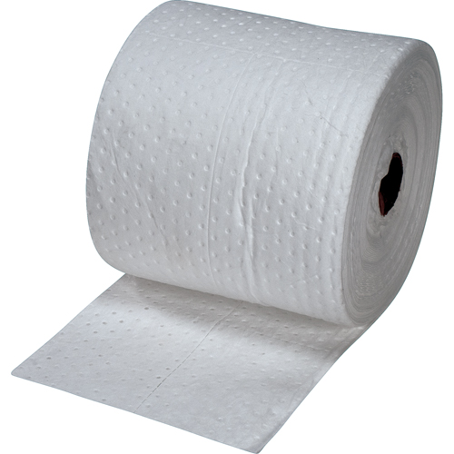 Rouleaux absorbants lamin&eacute;s (SMS) de premi&egrave;re qualit&eacute;, Poids moyen, 150' lo x 15" la, Absorption 20 gal. R.M.G. Prévention