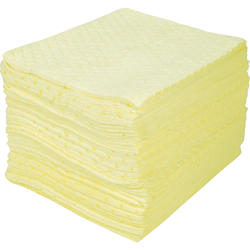 Premium Bonded Sorbent Pads, Hazmat, 15" x 18", 30 gal. Absorbancy R.M.G. Prévention