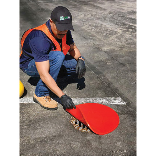 Tapis pour drain Ultra-Drain Seals, Circulaire, 30" dia. R.M.G. Prévention