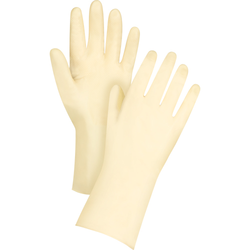 Canners Gloves, Size 7, 12" L, Latex, 18-mil R.M.G. Prévention