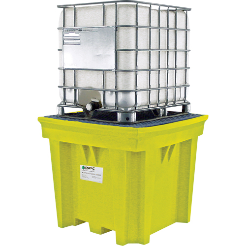 GRV Space-Saver sans drain, Capacit&eacute; de d&eacute;versement 275 gal. US, 57" x 57" x 48" R.M.G. Prévention
