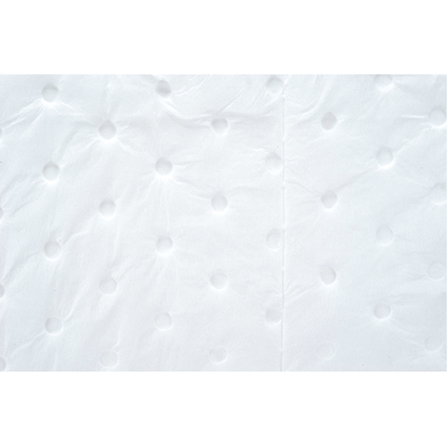 Industrial-Grade Fine Fibre Sorbent Rolls, Heavyweight, 150' L x 30" W, 70 gal. Absorbancy R.M.G. Prévention