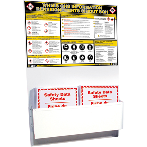 Postes d'information SGH, Anglais & français, Compris reliures R.M.G. Prévention