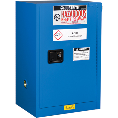 Armoires compactes doubl&eacute;es pour rangement de mati&egrave;res dangereuses Chem-Cor, 12 gal., 23,25" x 35" x 18" R.M.G. Prévention