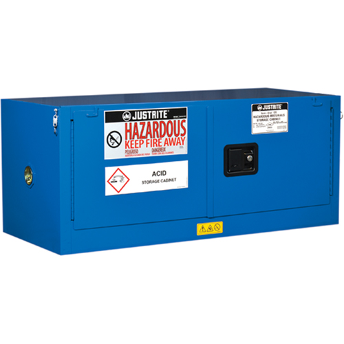 ChemCor&reg; Lined Hazardous Material Piggyback Safety Cabinets, 12 gal., 43" x 18" x 18" R.M.G. Prévention