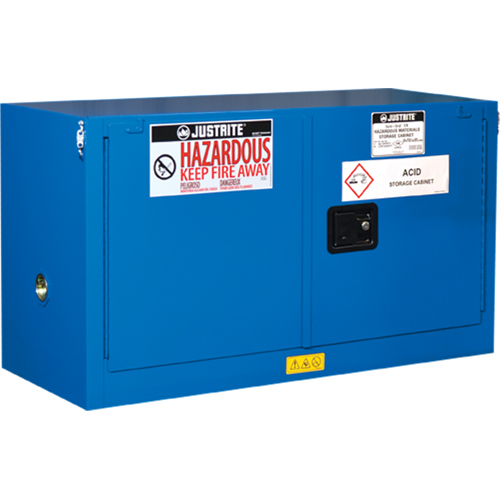 ChemCor&reg; Lined Hazardous Material Piggyback Safety Cabinets, 17 gal., 43" x 24" x 18" R.M.G. Prévention