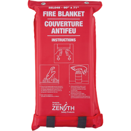Fire Blanket, Fibreglass, 60"W x 71"L R.M.G. Prévention
