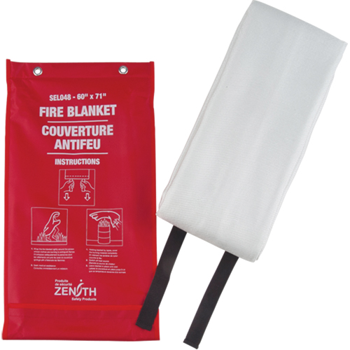 Fire Blanket, Fibreglass, 60"W x 71"L R.M.G. Prévention