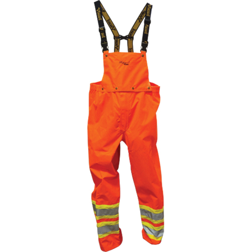 Safety Rainwear, X-Large, Polyester/PVC, Orange R.M.G. Prévention