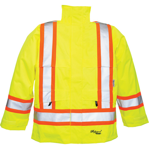 Manteaux 300 deniers Professional Journeyman, Polyester, Petit, Jaune lime haute visibilit&eacute; R.M.G. Prévention