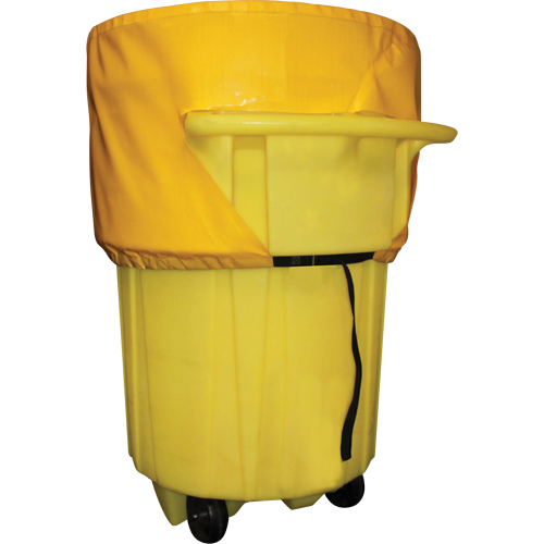 Couvercle en poly pour les surconteneurs avec roues de 50 gallons R.M.G. Prévention