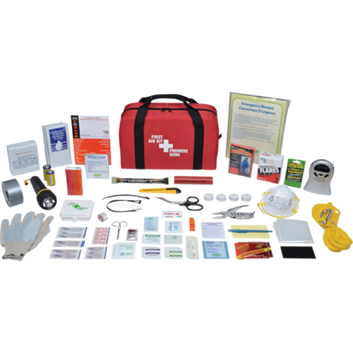 Trousse de premiers soins de luxe pour pr&eacute;paration aux situations d'urgence, Classe 2 R.M.G. Prévention