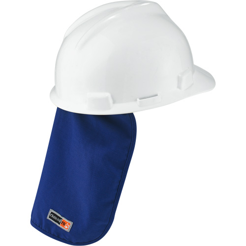 Chill-Its&reg; 6717FR Cooling FR Hardhat Pad & Neck Shade, Blue R.M.G. Prévention