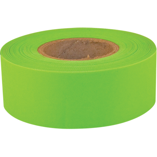 Ruban de signalisation Sub-Zero, 1,2" la x 150' lo, Lime fluorescent R.M.G. Prévention