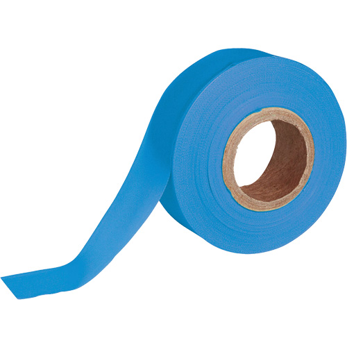 Ruban pour signalisation, 1,188" la x 150' lo, Bleu fluorescent R.M.G. Prévention