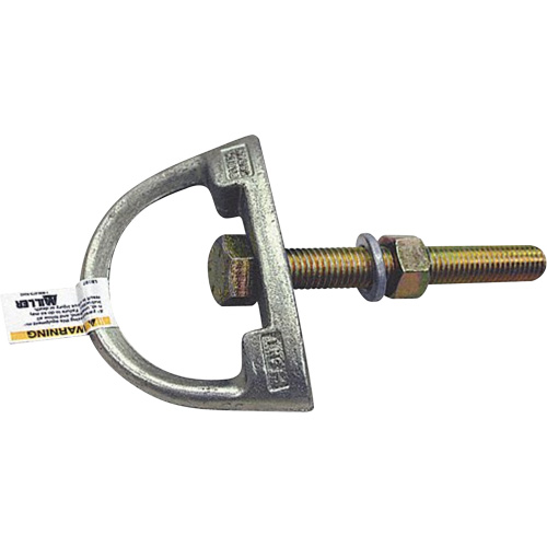 Miller&reg; Anchorage Connector with Hardware, D-Ring, Permanent Use R.M.G. Prévention