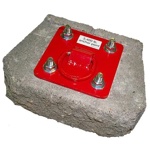 Ancrage continu pour b&eacute;ton PROTECTA PRO, B&eacute;ton, Usage Temporaire R.M.G. Prévention