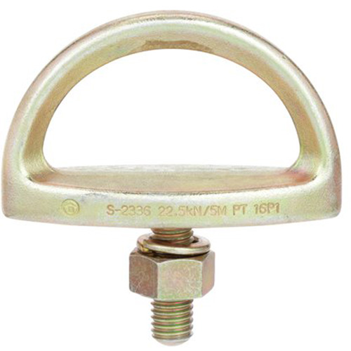 Anchorage Connector, D-Ring, Permanent Use R.M.G. Prévention