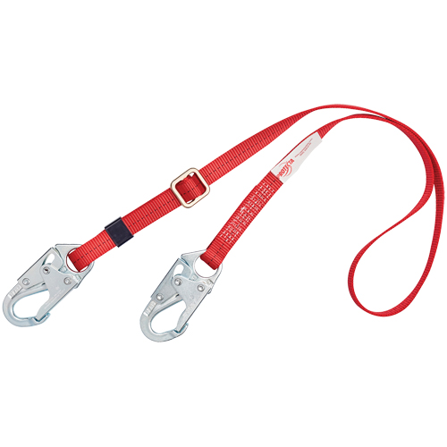 PRO Adjustable Web-Positioning Lanyard, 1 Legs, 6', CSA Class B, Polyester R.M.G. Prévention