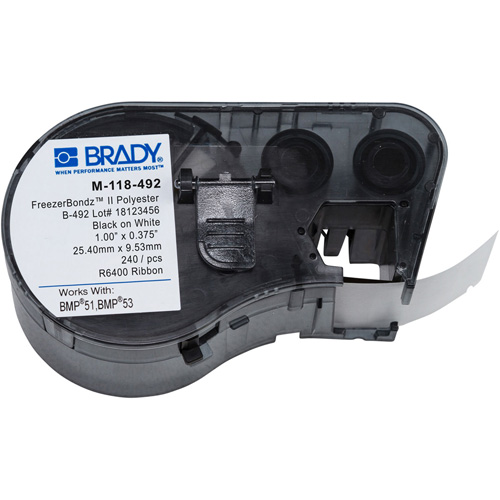 Low Temperature Label Maker Cartridge, Black R.M.G. Prévention