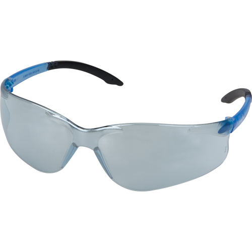 Lunettes de s&eacute;curit&eacute; s&eacute;rie Z2400, Lentille Bleu/Miroir int&eacute;rieur/ext&eacute;rieur, Anti-&eacute;gratignures, ANSI Z87+/R&eacute;pond ou surpasse la norme CSA Z94.3 R.M.G. Prévention