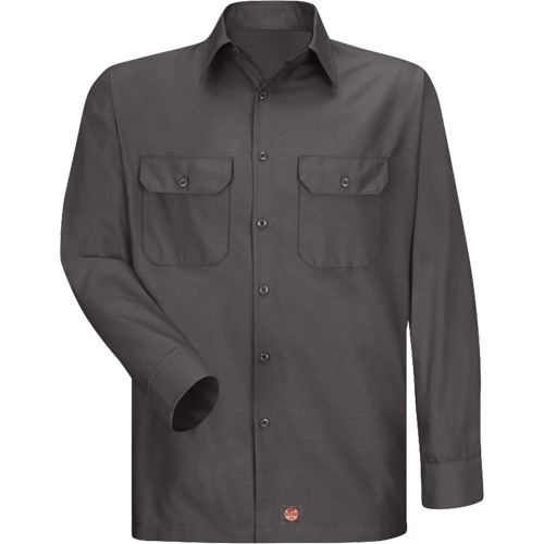 Long Sleeve Ripstop Shirt, Men's, 3X-Large, Charcoal R.M.G. Prévention