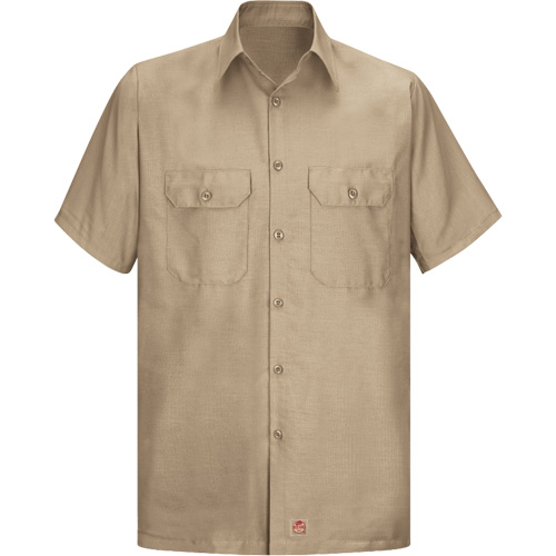 Short Sleeve Ripstop Shirt, Men's, 3X-Large, Khaki R.M.G. Prévention