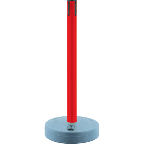Tensabarrier ext&eacute;rieur - poteaux r&eacute;cepteurs, Hauteur de 37", Rouge R.M.G. Prévention