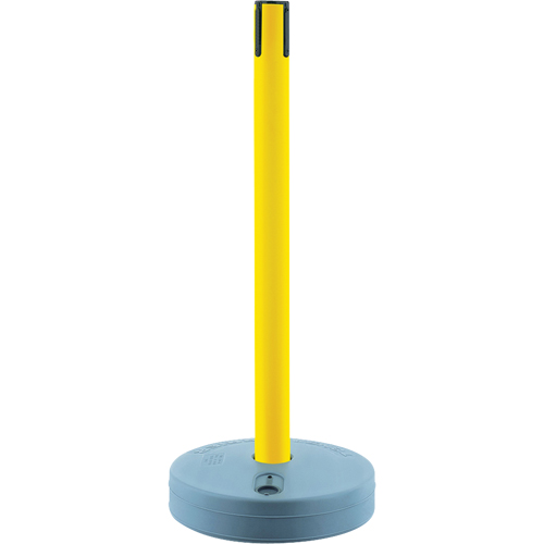 Tensabarrier ext&eacute;rieur - poteaux r&eacute;cepteurs, Hauteur de 37", Jaune R.M.G. Prévention