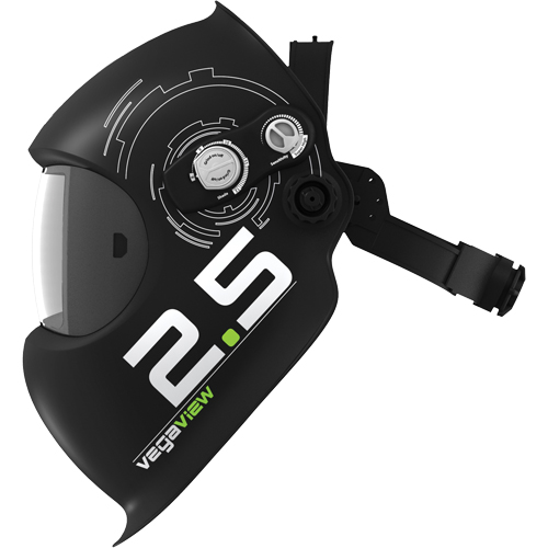 vegaview2.5 Welding Helmets, 3.94" L x 1.97" W View Area, 2.5/8 - 12 Shade Range, Black R.M.G. Prévention