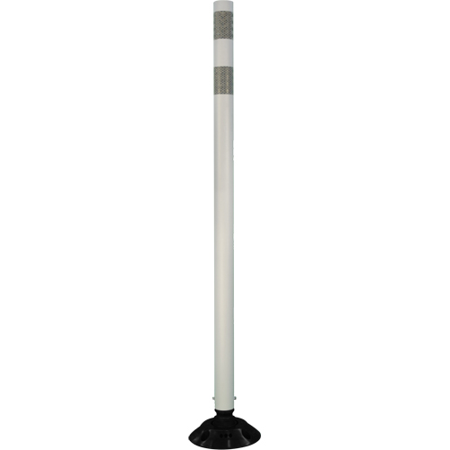 Impact Resistant Delineator, 36" H, White R.M.G. Prévention